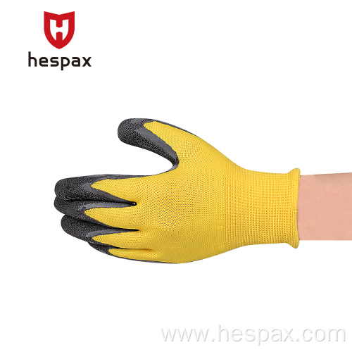 Hespax Children Latex Dipping Protective Hand Gloves Kids